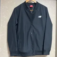 New Balance ブラック ナイロンジャケット