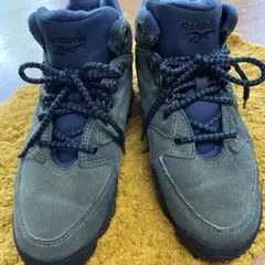 Reebok ハイカット登山靴 オリーブグリーン/ネイビー23.5㎝