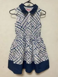 kate spade チェック柄ノースリーブワンピース 140