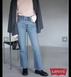 リーバイスSLOBE別注 MIDDY ANKLE BOOTデニムパンツ　23