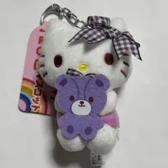 サンリオ　ハローキティ　推し色マスコット　パープル　紫　【新品】