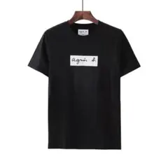 agnes b ×ADAM ET ROPE　プリントtシャツ　ブラック M