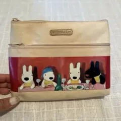 リサとガスパール 合成皮革ポーチ