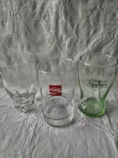 Coca-Cola 3個セット グラス - メルカリ