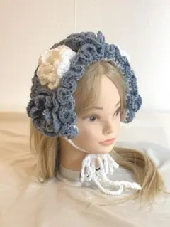 ヘッドドレス お花 バレエコア ロリータ 天使界隈 水色界隈