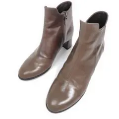 ★使用感少美品★REGAL リーガル ショート ブーツ 23.5 サイドジッパーのサムネイル