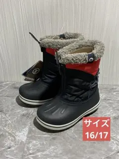 POOKIES スノーブーツ フロントジップ　サイズ16/17 新品のサムネイル