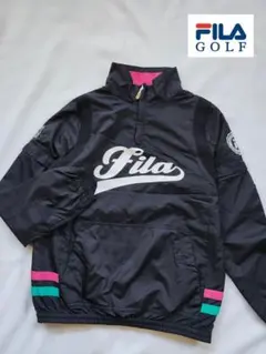 フィラゴルフ　2WAY 防風　ハーフジップ　プルオーバーブルゾン