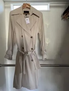 【新品未使用】リパブリック　秋春トレンチコート　ベージュ