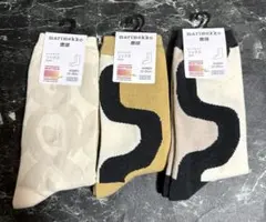 【新品未使用】UNIQLO×marimekko靴下　3足セット