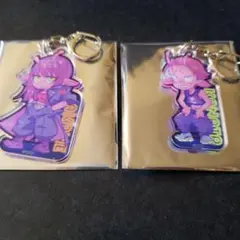 銀河特急ミルキー☆サブウェイ アクリルキーホルダー アカネ　カナタ