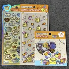 サンリオ ポムポムプリン 3点/ うるちゅるポップシール キャンディシール