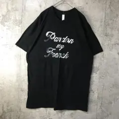 Y3874古着　Tシャツ 黒　90s Y2K