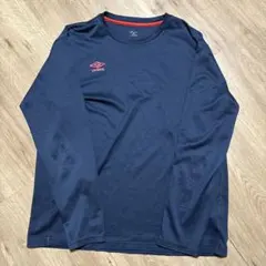 Umbro トレーニング長袖シャツ ネイビーのサムネイル