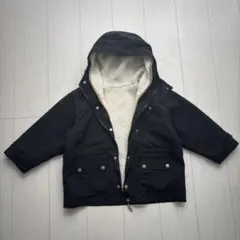 【クラシカルエルフ】3WAYミドル丈無地ボアマウンテンパーカー(ライナー取外可)