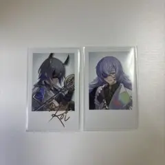 にじさんじ　デビューチェキ　星導ショウ　小柳ロウ　サイン入り　レア