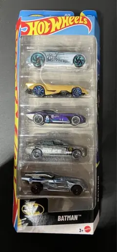 【新品未開封】ホットウィール　バットマン ミニカー 5台セット