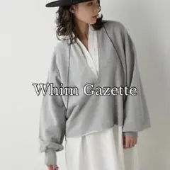 Whim Gazette(ウィム ガゼット) スウェットVネックプルオーバー