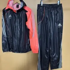 アディダスプロフェッショナル　ナイロン　セットアップ　L