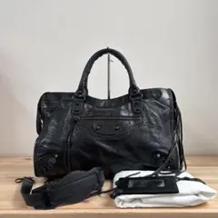 希少 バレンシアガ BALENCIAGA ワーク バッグ 黒 ブラック City - メルカリ