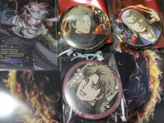 劇場版　新劇場版 銀魂 吉原大炎上　缶バッジ　クリアシート 阿伏兎・鳳仙・神威