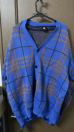 カーディガン　ネイビー　ブルー　大きいサイズXXL