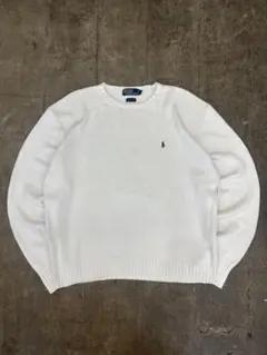 『古着』ポロ 90s 王道コットンニット