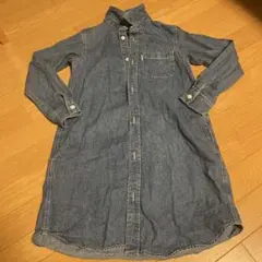 デニムロングシャツ