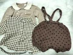 テータテート　futafuta　バースデイ　韓国服　しまむら　ベビー服まとめ80