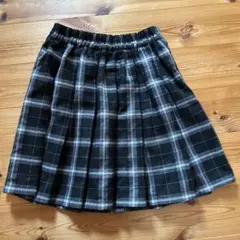 150cmチェック柄プリーツスカート