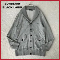 BURBERRY BLACK LABEL ショールカーディガン くるみボタン 2のサムネイル