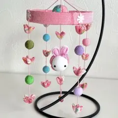 ミニうさぎの小さなつるし飾り　雛飾り　初節句　誕生祝い