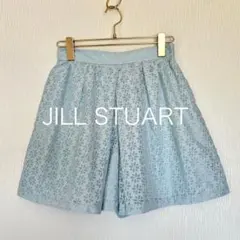 JILL STUART ジルスチュアート 花柄 シアー ショートパンツ タック