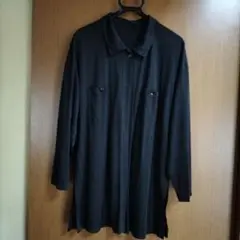 長袖シャツ 黒 シンプル