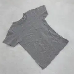 B&H Tシャツ グレー クルーネック ポケット シンプル Lサイズ シンプル