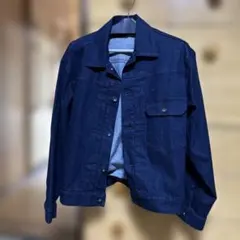 未使用 UNIQLO 1stタイプデニムジャケット 449616 M ネイビー