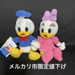 ディズニーランド34周年 トゥーンタウン デイジー ドナルド ぬいぐるみ