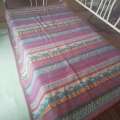 京都西川毛布 毛100%(カシミア入り)