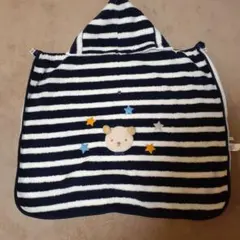 ファミリア　ブランケット　ボーダー柄　おくるみ・ブランケット