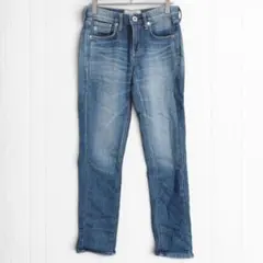 t2377【エドウィン】ストレッチストレートデニム ジーンズ 色落ち ウォッシュのサムネイル