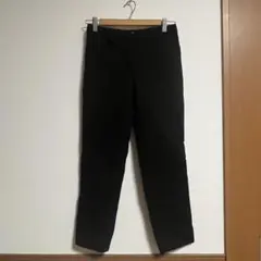 H&M 美品　七分丈　黒パンツ バックポケット付き　サイズ32
