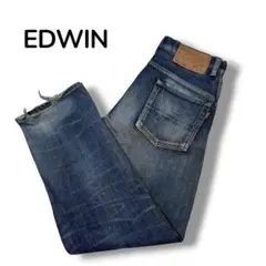 EDWIN 505XX 赤耳 濃紺 ストレートデニム W30 日本製 - メルカリ