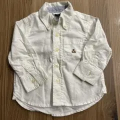 babyGap ホワイトシャツ クマ刺繍　80