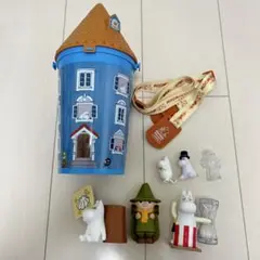 ムーミン フィギュアセット ムーミンハウス　ポップコーンバケツ　ハッピーセット