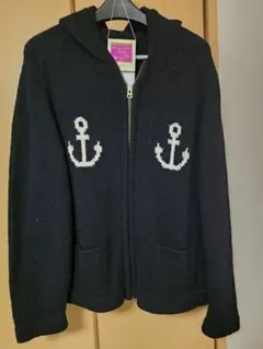 ARTESAN　カウチンジャケット　 Lサイズ アンカー刺繍
