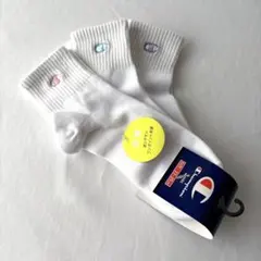 【新品未使用】Champion ホワイトソックス 3ペア 23-25cmのサムネイル