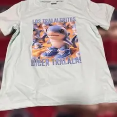 【イタリアンブレインロット】ミントグリーンTシャツ　7-8Y カード付
