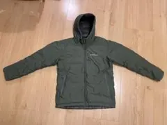 モンベル コロラドパーカ ダウンジャケット リバーシブル カーキ×ガンメタ 美品