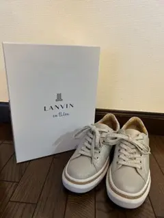 LANVIN en Bleu スニーカー シルバー 23.5cmのサムネイル