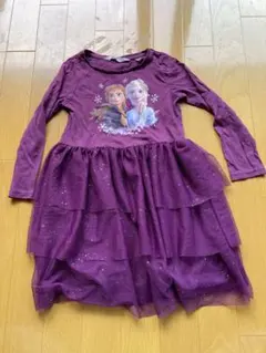 アナと雪の女王　エルサ　シフォンワンピース